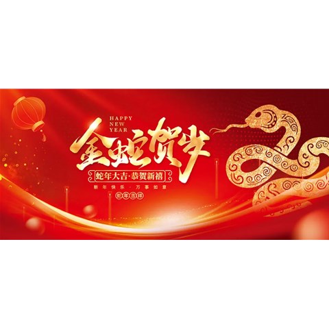 博才祝您蛇年大吉！
